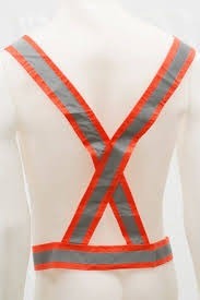 BANDOLERA NARANJA CON REFLECTIVA DPS XXL NUB8506