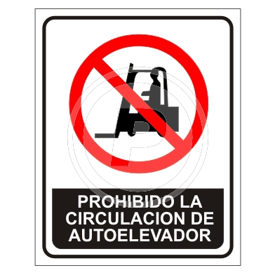 CALCOMANIA DE PROHIBICION AUTOLEVADOR