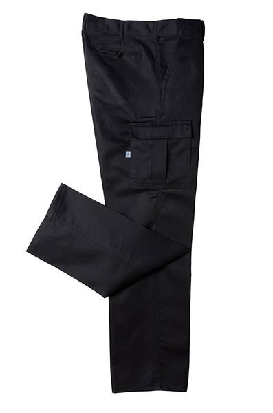 PANTALON NEGRO OMBU TIPO CARGO T/48