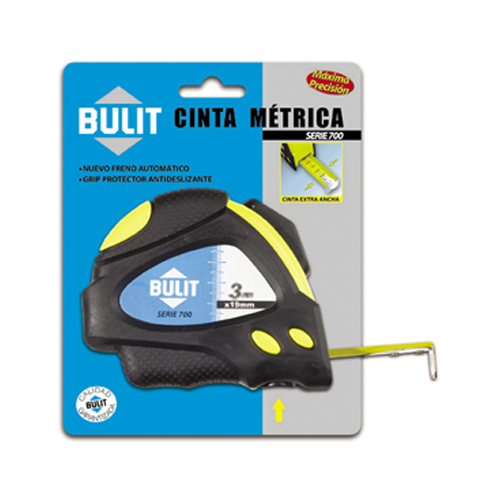 CINTA METRICA BULIT SERIE 700 DOBLE FRENO 3MTS X 19MM