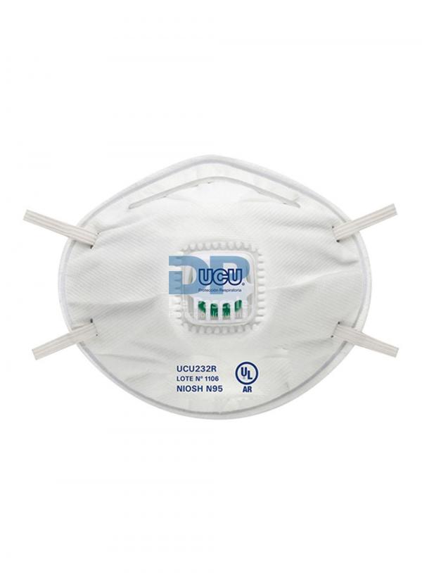 MASCARILLA DESCARTABLE N95 PREMIUM C  VALVULA UCU232R