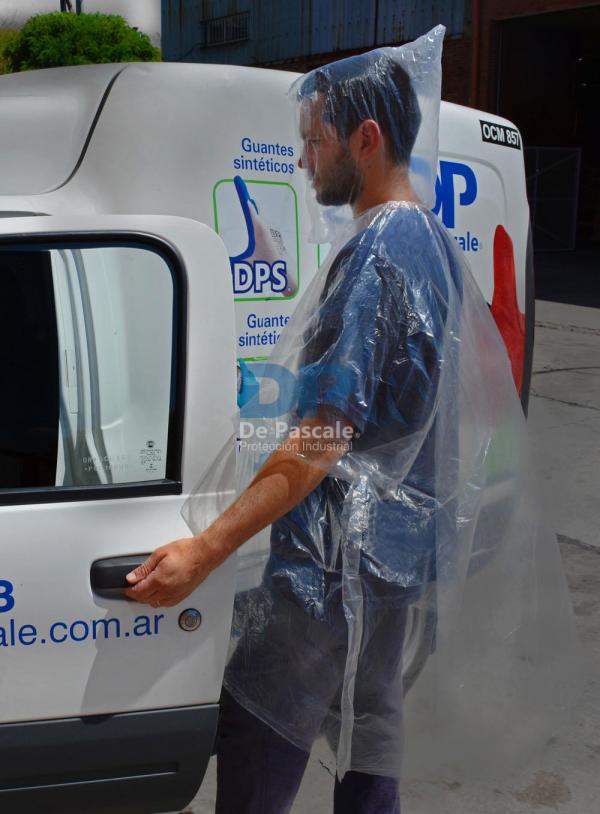 PONCHO PE TRANSPARENTE 100 X 125 NUB0001