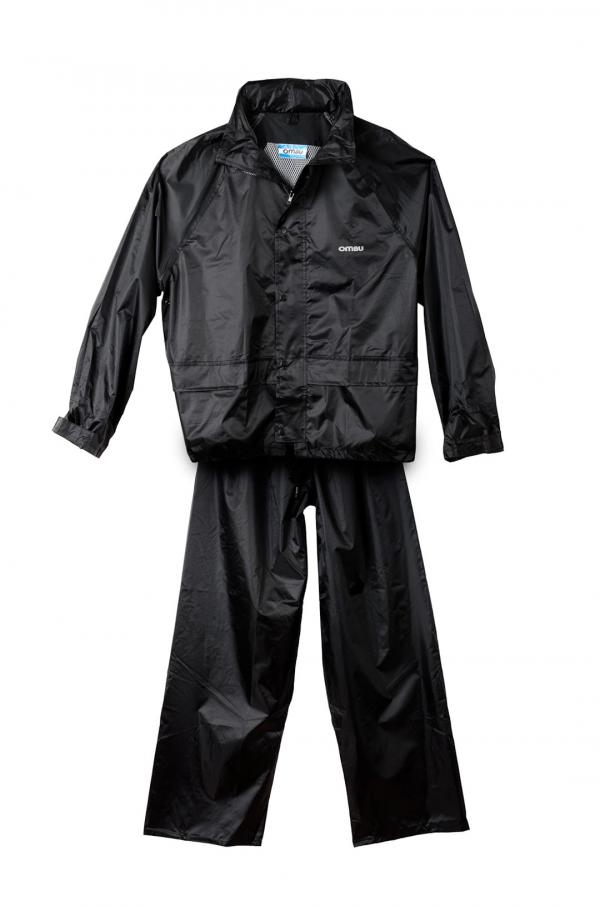 TRAJE DE LLUVIA NEGRO OMBU COMPACTO ST T/M